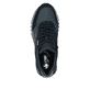 Blaue Rieker Damen Sneaker Low 49006-14 mit einem Reißverschluss. Schuh von oben.