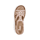 Rosane Rieker Damen Riemchensandalen 60855-31 mit Schmuckelementen. Schuh von oben.
