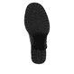 Schwarze Rieker Pumps Y4160-00 mit einer Schnalle sowie der Komfortweite G. Schuh Laufsohle.