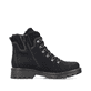 Asphaltschwarze Rieker Damen Chelsea Boots 72690-00 mit einer leichten Sohle. Schuh Innenseite