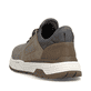 Beige Rieker Herren Slipper 06150-64 mit einem Gummizug sowie einem Gel-Fußbett. Schuh von hinten.