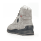 
Mondgraue Rieker Damen Schnürstiefel 51544-64 mit einer schockabsorbierenden Sohle. Schuh von hinten