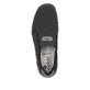 Schwarze Rieker Herren Slipper 03553-00 mit Elastikeinsatz sowie Extraweite H. Schuh von oben.