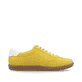 Gelbe Rieker Damen Sneaker Low L9700-68 mit einem Reißverschluss. Schuh Innenseite.