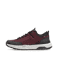 Baskets basses Rieker rouges pour hommes 06103-35 avec membrane RiekerTEX. Côté extérieur de la chaussure.