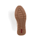 Zartrosane vegane Rieker Damen Loafer 58955-31 mit einem Elastikeinsatz. Schuh Laufsohle.