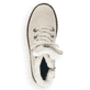 Braunbeige Rieker Damen Stiefeletten Y2594-20 mit Reißverschluss sowie Blockabsatz. Schuh Innenseite