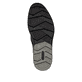 
Tiefschwarze Rieker Herren Slipper 14454-01 mit Elastikeinsatz sowie einer Profilsohle. Schuh Laufsohle
