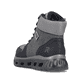 Baskets montantes Rieker grises femme M6023-45 avec membrane RiekerTEX. Chaussure vue de dessus.