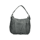Sac bandoulière Rieker H1016-54 en vert avec fermeture éclair ainsi que poches extérieures et intérieures. Face avant.