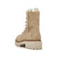 
Braunbeige Rieker Damen Schnürstiefel 72643-60 mit einer schockabsorbierenden Sohle. Schuh von hinten