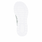 Baskets basses Rieker vertes végétaliennes pour femme M6061-52. Semelle extérieure de la chaussure.