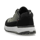 Schwarze Rieker Herren Sneaker Low U0101-00 mit einer super leichten Sohle. Schuh Außenseite gespiegelt.