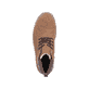 Braune Rieker Herren Schnürstiefel 38419-24 mit wasserabweisender TEX-Membran. Schuh von oben.