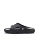 Schwarze Rieker Herren Pantoletten U3450-00 mit einer ultraleichten Sohle. Schuh Außenseite.