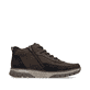 Schwarz-dunkelbraune Rieker Herren Sneaker High B9303-25 aus Rauleder. Schuh Innenseite.