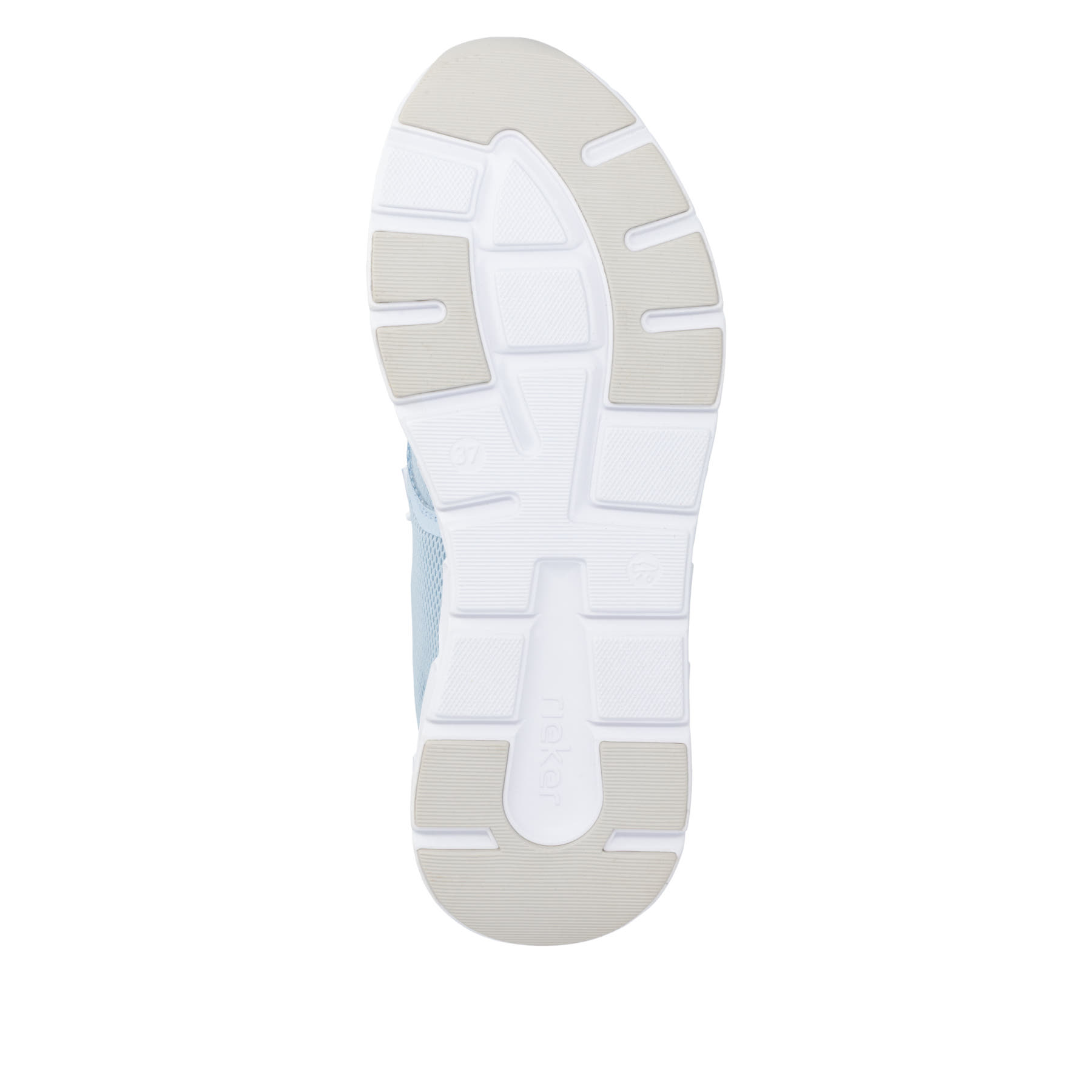 Blaue Rieker Sport Damen Sneaker Low M9000-10. Schuh Laufsohle.
