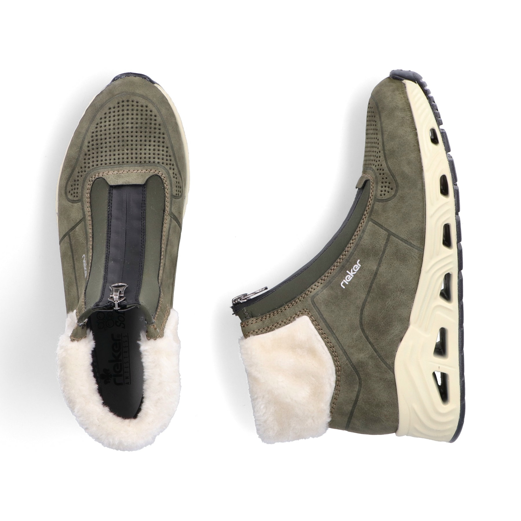 Rieker 77271, Chelsea Donna, Beige, 41 EU