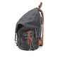 Rieker Rucksack H1055-14 in Blau mit Innenfach, Reißverschluss, Handyfach und praktischem Karabiner. Rechtsseitig.