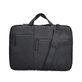 Sac pour ordinateur portable Rieker H5000-01 en noir avec grand espace de rangement, bandoulière amovible et fermeture éclair. Face avant.