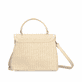 Rieker Damen Handtasche H1605-60 in Sandbeige aus Kunstleder mit Reißverschluss. Handtasche getragen.