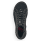 Graue Rieker Damen Schnürstiefel 55031-45 mit einer schockabsorbierenden Sohle. Schuh Innenseite