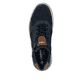 
Marineblaue Rieker Herren Sneaker Low 37029-14 mit einer robusten Profilsohle. Schuh von oben