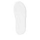 Weiße Rieker Damen Sneaker Low W1202-82 mit einer Schnürung. Schuh Laufsohle.