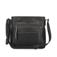 Sac à main Rieker H1481-00 noir avec poche intérieure, fermeture éclair et poche pour téléphone portable. Face avant.