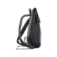 Sac à dos Rieker H5100-42 en gris avec fermeture velcro et compartiment rembourré pour ordinateur portable. Ouvert.