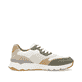 Weiße Rieker Herren Sneaker Low U0906-82 mit Schnürung sowie flexibler Sohle. Schuh Innenseite.