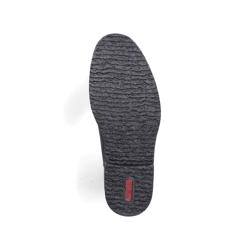 Schwarze Rieker Herren Schnürstiefel 33600-00 mit wasserabweisender TEX-Membran. Schuh Laufsohle.