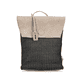 Sac à dos Rieker H1386-92 multi avec motif tressé, compartiment pour tablette et beaucoup d'autres compartiments. Face avant.