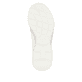 Weiße Rieker Damen Clogs M5056-31 mit Gummizug sowie einer ultraleichten Sohle. Schuh Laufsohle.