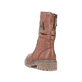 
Kupferbraune Rieker Damen Kurzstiefel Y9260-25 mit Reißverschluss sowie Fiber-Grip. Schuh von hinten