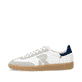 Weiße Rieker Herren Sneaker Low U2200-82 mit einer Schnürung. Schuh Außenseite.