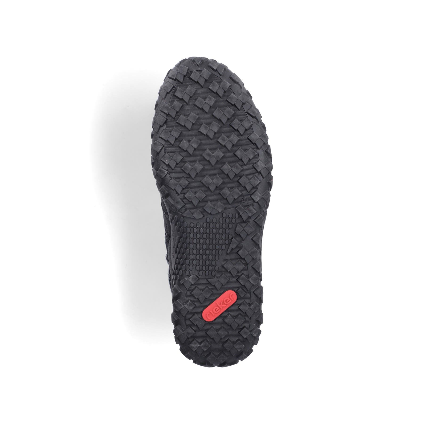 Schwarze Rieker Herren Schnürstiefel 08130-01 mit wasserabweisender TEX-Membran. Schuh Laufsohle.