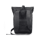 Sac à dos Rieker H5101-54 vert avec fermeture éclair, compartiment rembourré pour ordinateur portable et bretelles ajustable. Arrière.