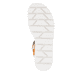 Orangene Rieker Damen Riemchensandalen W1651-38 mit ultra leichter Sohle. Schuh Laufsohle.