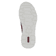 Mocassins Rieker noirs pour homme B7796-02 avec bande élastique. Semelle extérieure de la chaussure.