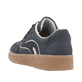 Weiße Rieker Damen Sneaker Low M5509-80 mit strapazierfähiger Sohle. Schuh Außenseite gespiegelt.