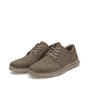 Braune Rieker Herren Schnürschuhe 10405-25 mit der Extraweite H. Schuhpaar seitlich schräg.