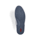 Blaue Rieker Herren Slipper B4555-14 mit einem Gummizug sowie Komfortweite G 1/2. Schuh Laufsohle.