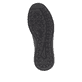 Schwarze Rieker Herren Sneaker Low U1100-00 mit Schnürung sowie flexibler Sohle. Schuh Laufsohle.