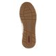 Beige vegane Rieker Damen Sneaker High 58959-62 mit floralem Muster. Schuh Laufsohle.