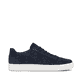 Dunkelblaue Rieker Herren Sneaker Low U0701-14 aus Rauleder mit einer Schnürung. Schuh Innenseite.