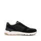 Schwarze Rieker Herren Sneaker Low U0905-00 mit Schnürung sowie flexibler Sohle. Schuh Innenseite.
