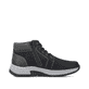 Schwarze Rieker Herren Schnürstiefel 11030-00 mit wasserabweisender TEX-Membran. Schuh Innenseite.