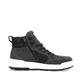 Blaue Rieker Herren Sneaker High U0069-45 mit wasserabweisender TEX-Membran. Schuh Innenseite.