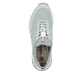 Grüne Rieker Damen Sneaker Low M6651-52 mit einem Gummizug sowie Extraweite H. Schuh von oben.